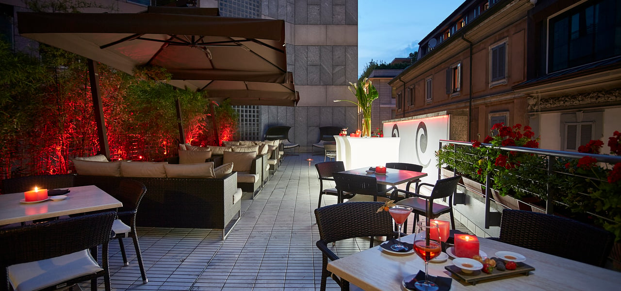 Aperitivo Milan Rooftop Terrace The Gray