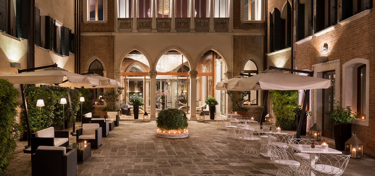 Ristorante all'aperto Venezia | Sina Centurion Palace