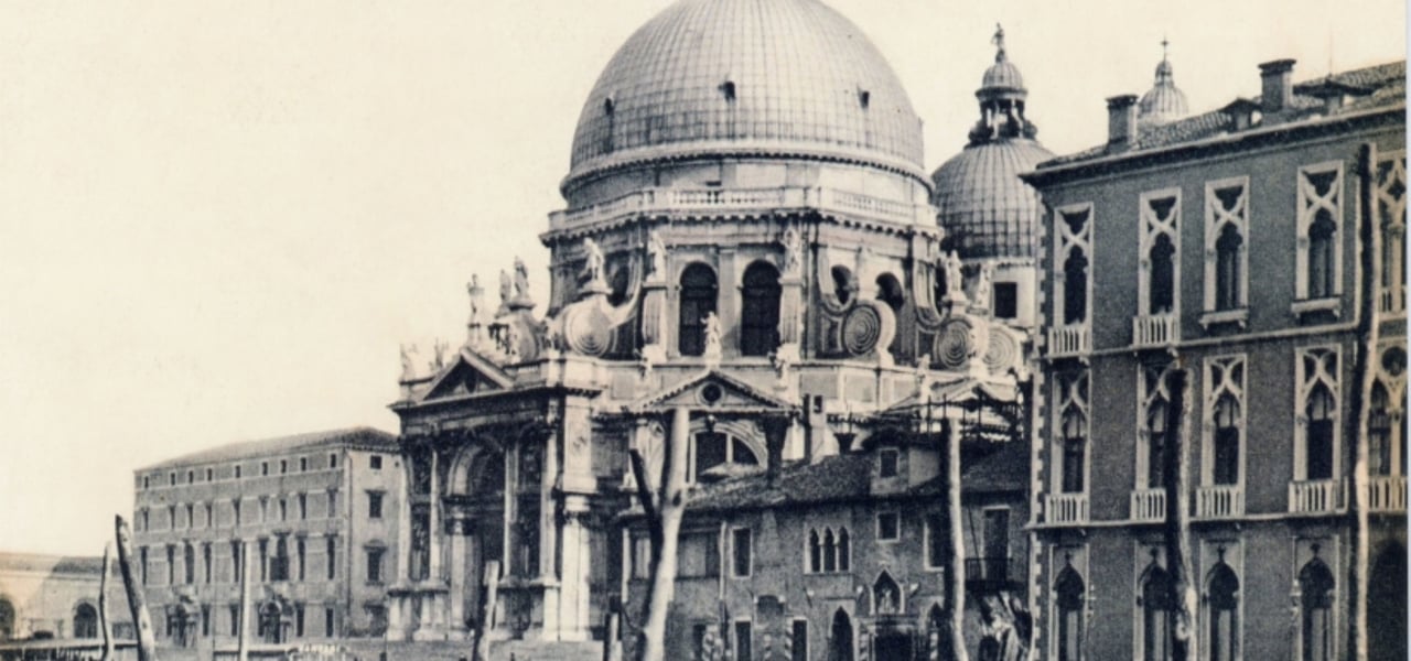 Grand Canal Venice vintage photo Centurion Palace