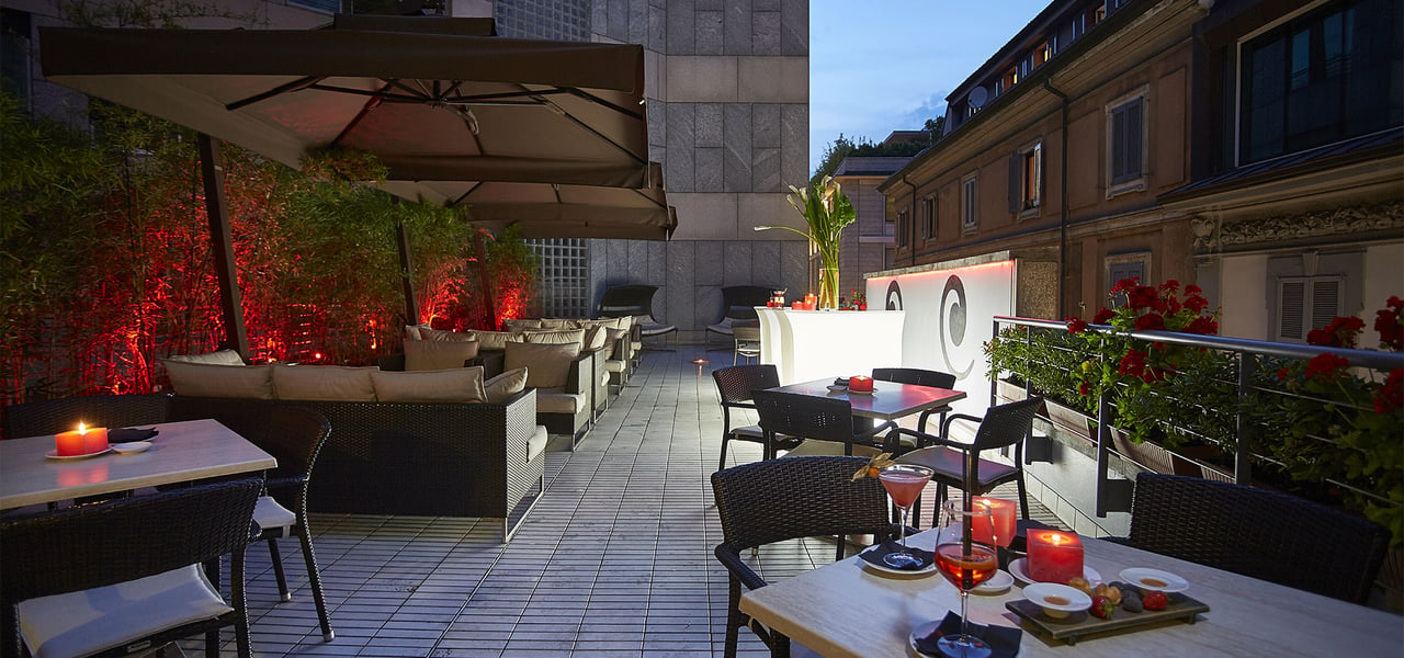 Aperitivo Milan Rooftop Terrace The Gray