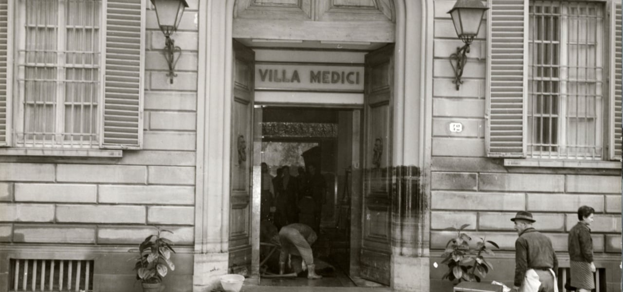 Old image Villa Medici Florence Italy