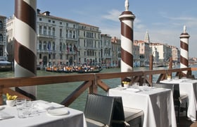Restaurant on Grand Canal Venice Antinoos Centurion Palace